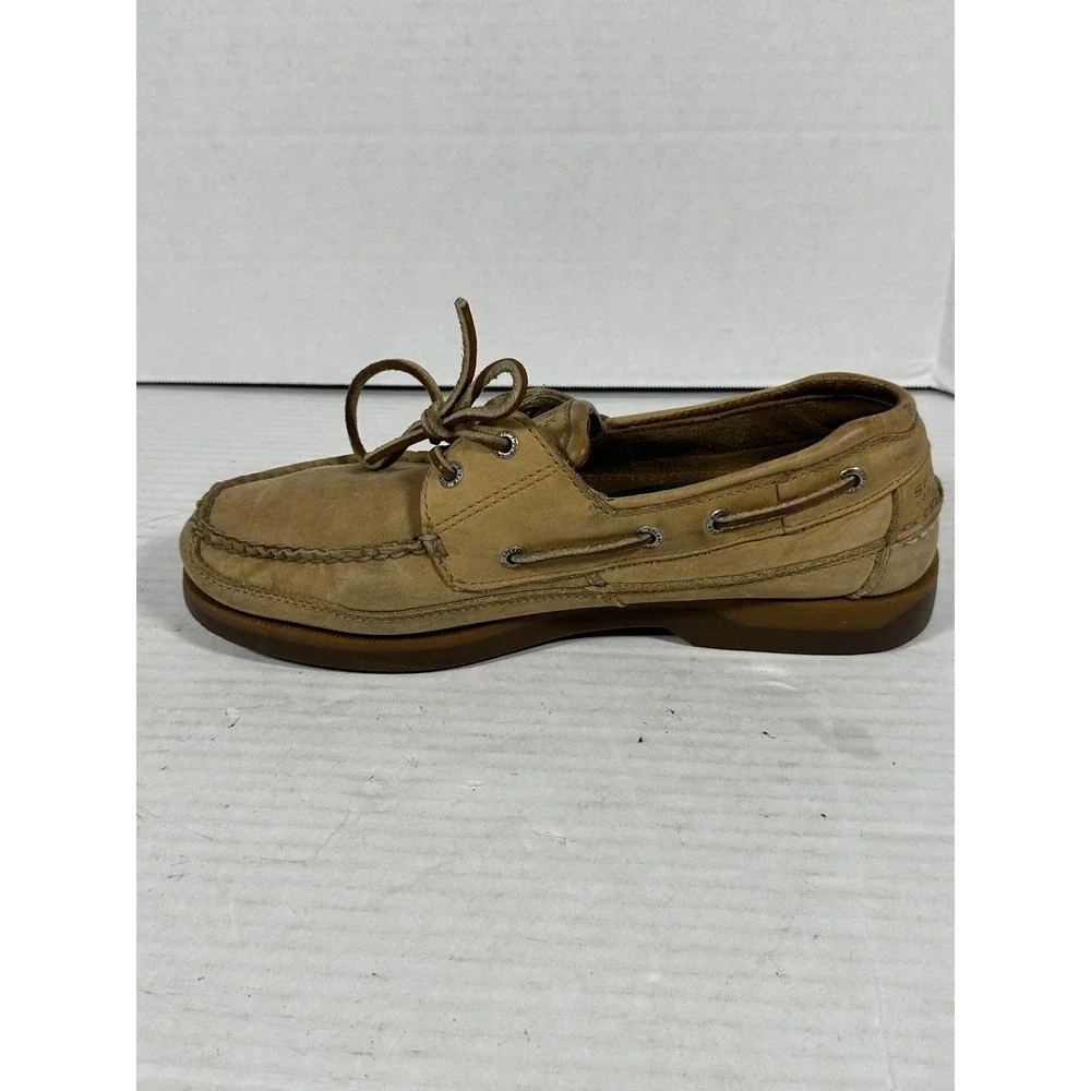 Sperry Top-Sider Mens 10.5M Tan Leather Boat Shoes Loafers 0764043